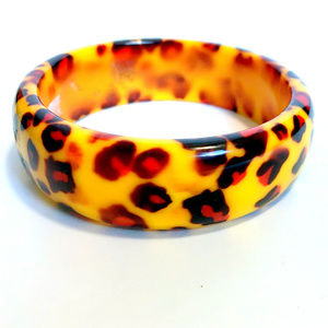 Leopard Animal Print Bangle Bracelet